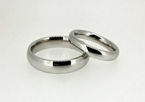 Vestuviniai žiedai Nr.189 (klasikiniai, iš platinos)